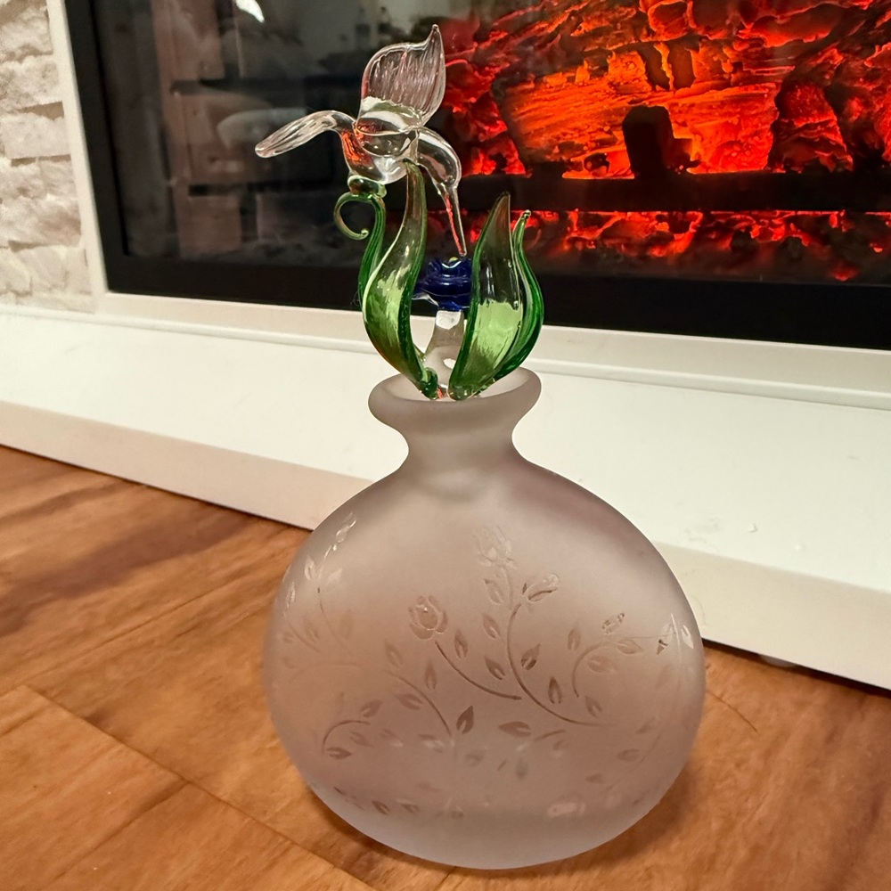 The Limited Frosted Glass Perfume Bottle